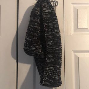 Black and White Infinity Scarf